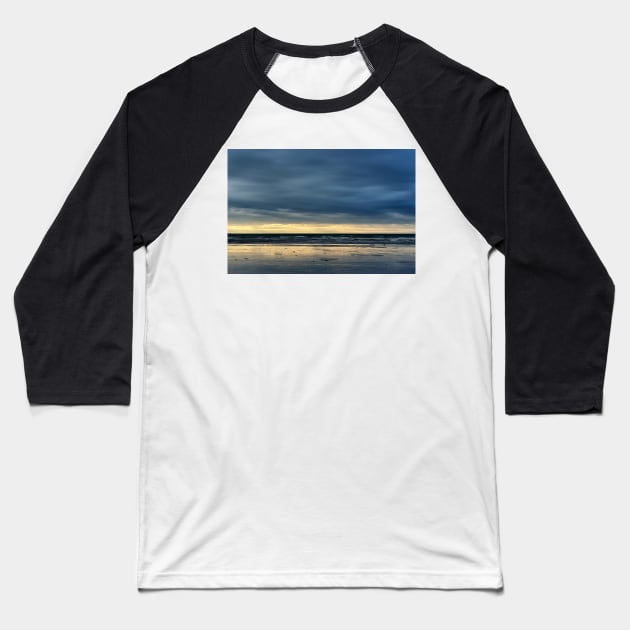 Hastings Sea View Baseball T-Shirt by richard49